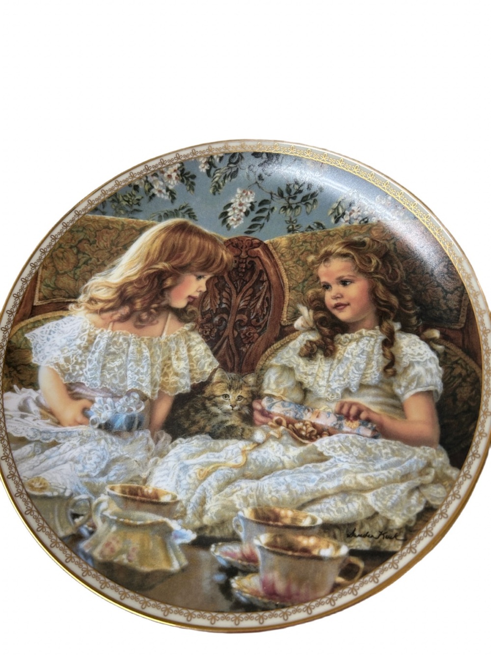 Best Friends Decorative Collector Plate - 1993 Sandra Kuck